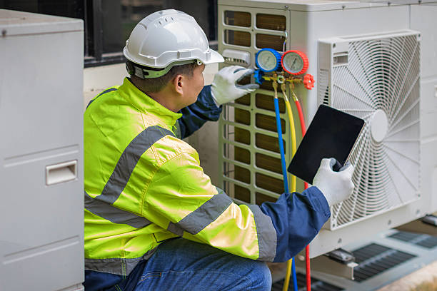 Professional Hvac Installation technician working in Avon, IN
